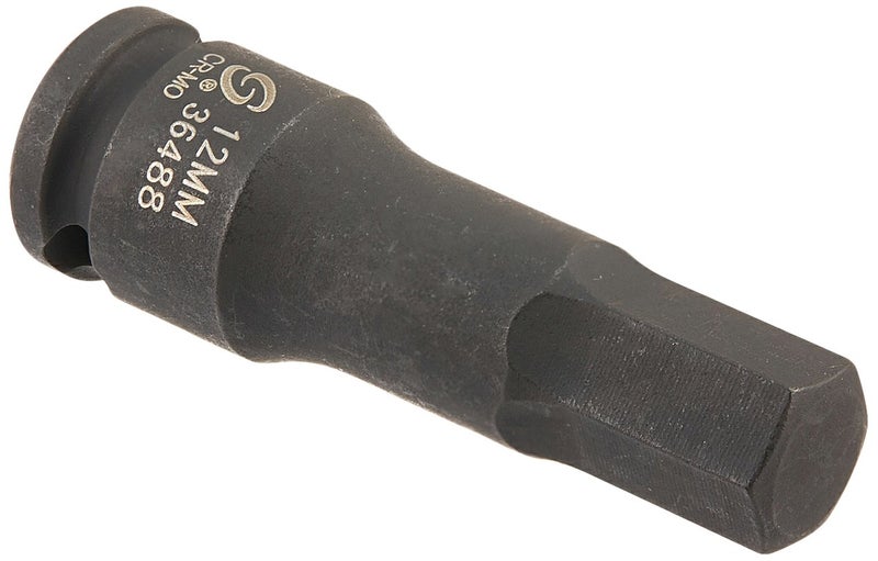 Sunex Tools Sunex 36488 3/8-Inch Drive 12-mm Hex Impact Socket - Image 1